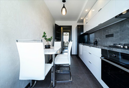 萨铂艺术涂料打造紧致、优雅的厨房空间